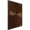 Ekena Millwork 19 5/8in. W x 19 5/8in. H Spiral EnduraWall Decorative 3D Wall Panel Covers 2.67 Sq. Ft. WP20X20SPCDC - alternate 5